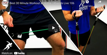 Best 30 Minute Workout at Home | Kbands Live 106
