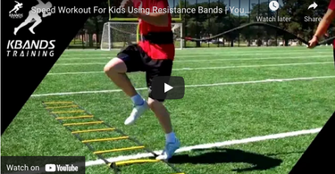 Speed Workout For Kids Using Resistance Bands