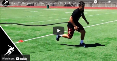 How To Become A Better Defensive Back | Misdirection L-Drill