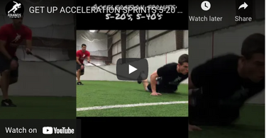 GET UP ACCELERATION SPRINTS 5-20’S, 5-40’S