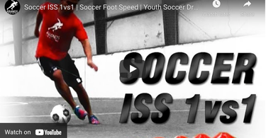 Soccer Shooting Drill: Soccer ISS 1 vs 1