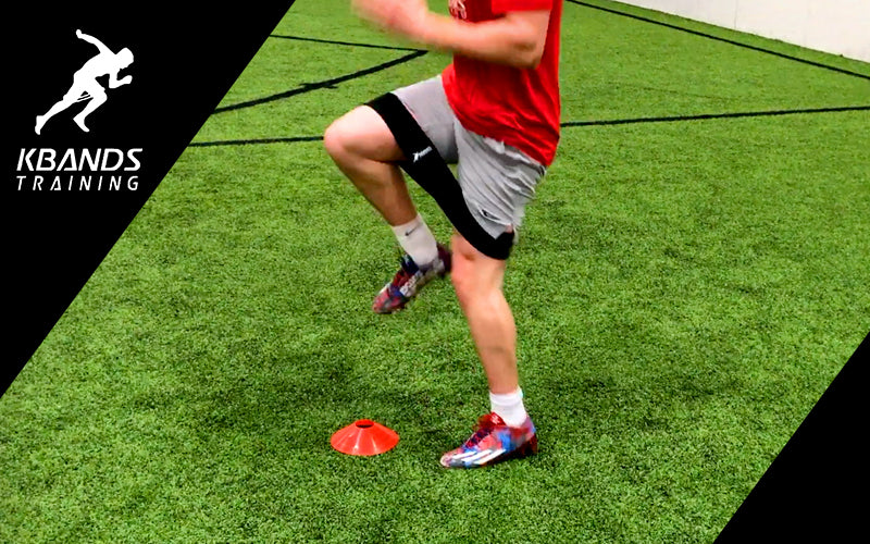 Agility Football Drill With Loop Resistance Bands – Kbands Training