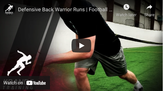 Defensive Back Warrior Runs | Football Agility Training – Kbands Training