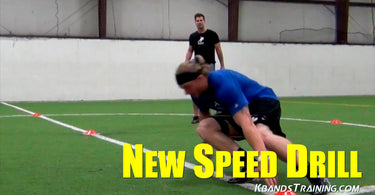 High School Football Hip Flexor Drill
