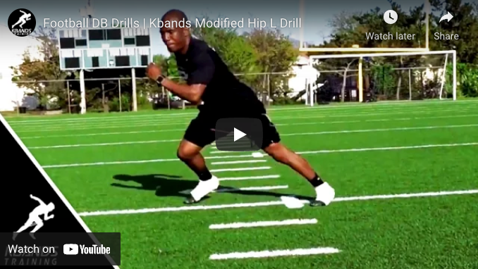 Football DB Drills | Kbands Modified Hip L Drill – Kbands Training