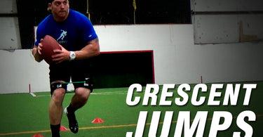 Football Crescent Jumps | Football Catching Drill