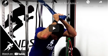 How Football Linemen Use Strong Triceps And Arms To Control Their Opponent