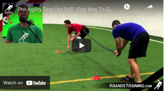 Pro Agility Test Out Drill - One Way To Get A Lower Time – Kbands Training