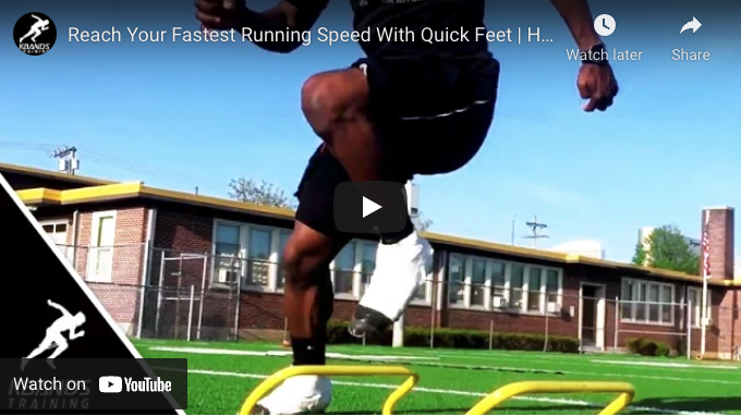 Reach Your Fastest Running Speed With Quick Feet | Hurdle Step Over Dr ...