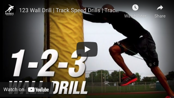 123 Wall Drill: Track and Field Workout – Kbands Training