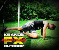 Outdoor FX Advanced Workout KB Duo Cross Knee Ups