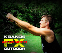 Kbands Outdoor Advanced Workout Face Pulls and Hugs