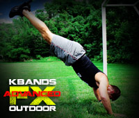 Outdoor FX Advanced Workout KB Duo Inverted Pushups