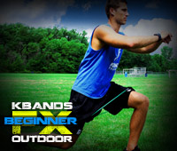 Outdoor FX Beginner Kbands Lunges